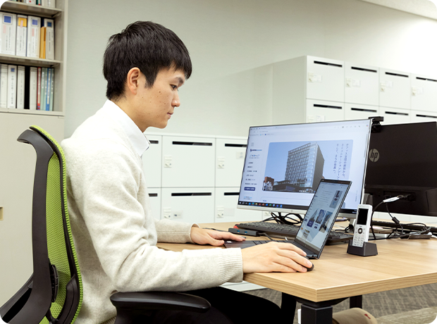 先輩社員 福岡管理部 技術課 ○○さん